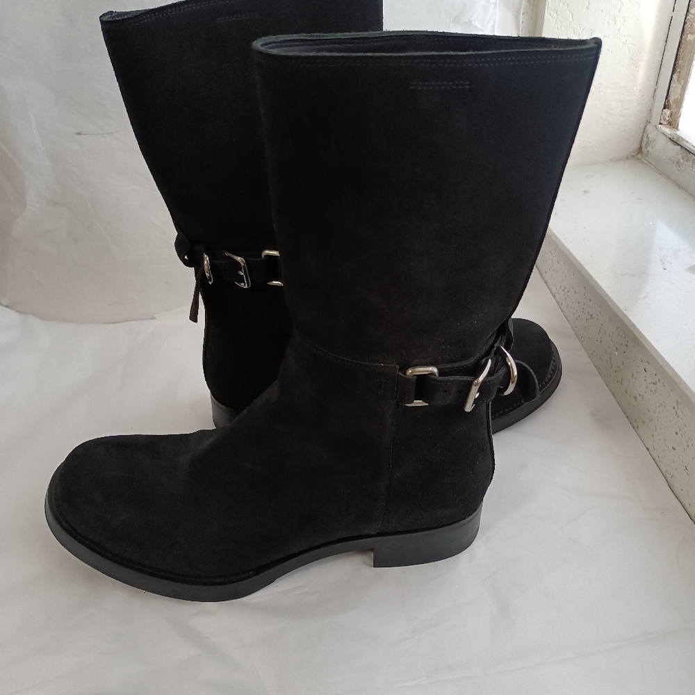 Prada mens luxury biker boots UK 6.5 us 7.5